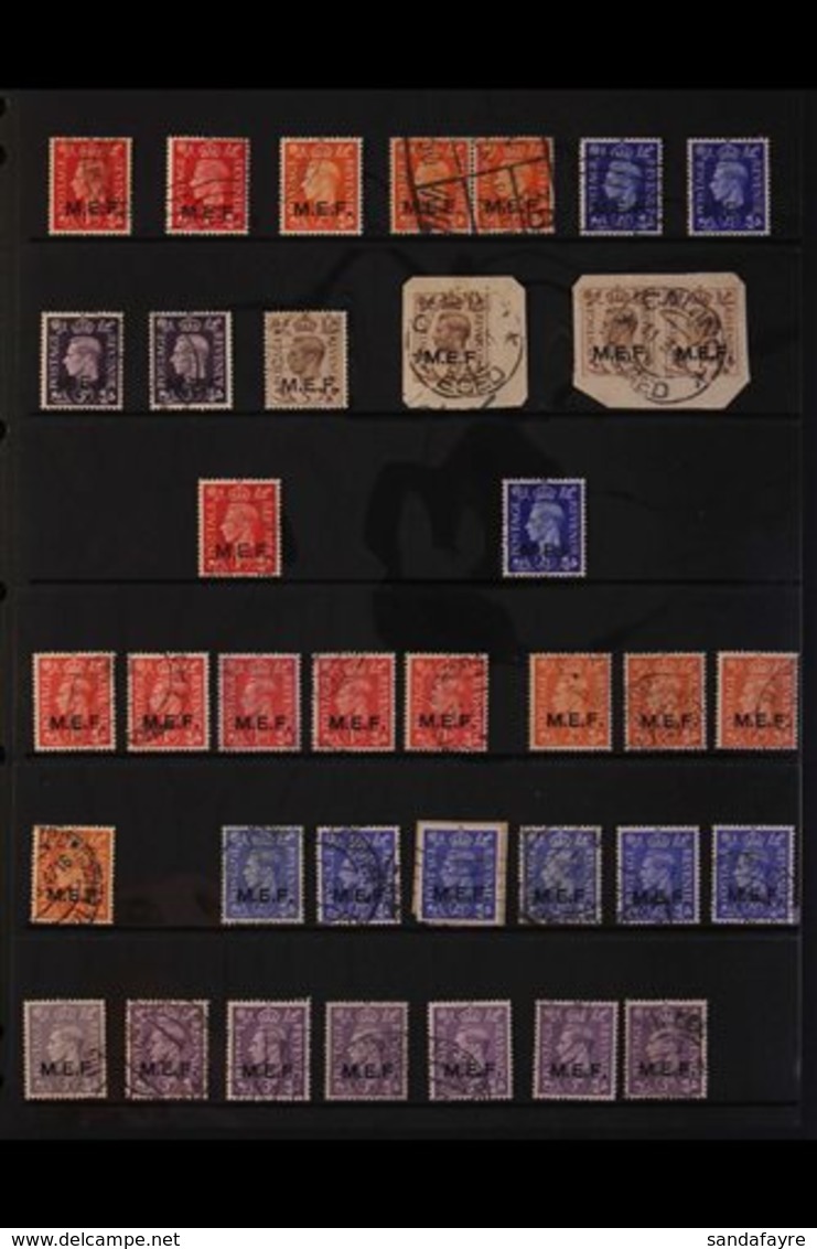 1942-1951 INTERESTING USED ASSEMBLY. An Interesting Used Range Presented On Stock Pages With Sets & Postmark Interest. I - Italiaans Oost-Afrika