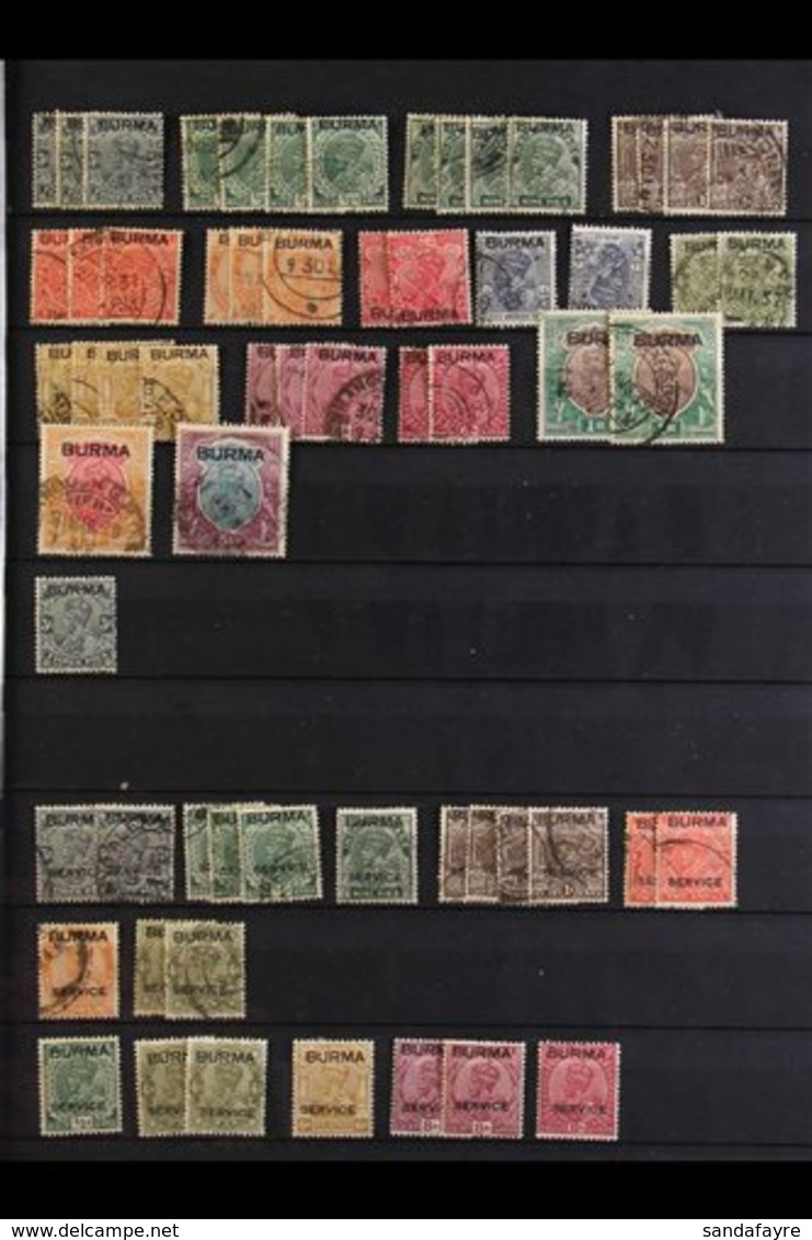 1937-1969 ATTRACTIVE COLLECTION In A Stockbook, Mint & Used Stamps With Light Duplication (often Both Mint & Used Exampl - Birmanie (...-1947)