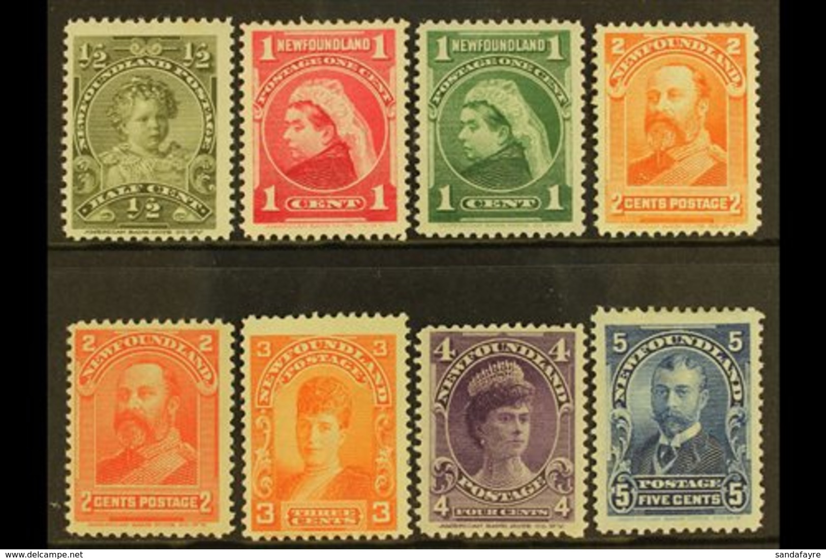 1897 Royalty Complete Set, SG83/90, Fine Mint (8 Stamps) For More Images, Please Visit Http://www.sandafayre.com/itemdet - Other & Unclassified