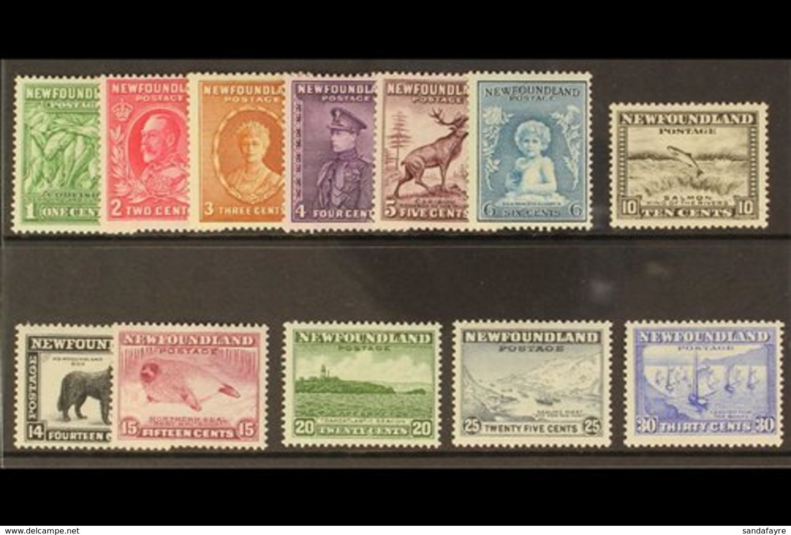 1932 Pictorials Set Complete, SG 209/220, Very Fine Mint (12 Stamps) For More Images, Please Visit Http://www.sandafayre - Otros & Sin Clasificación