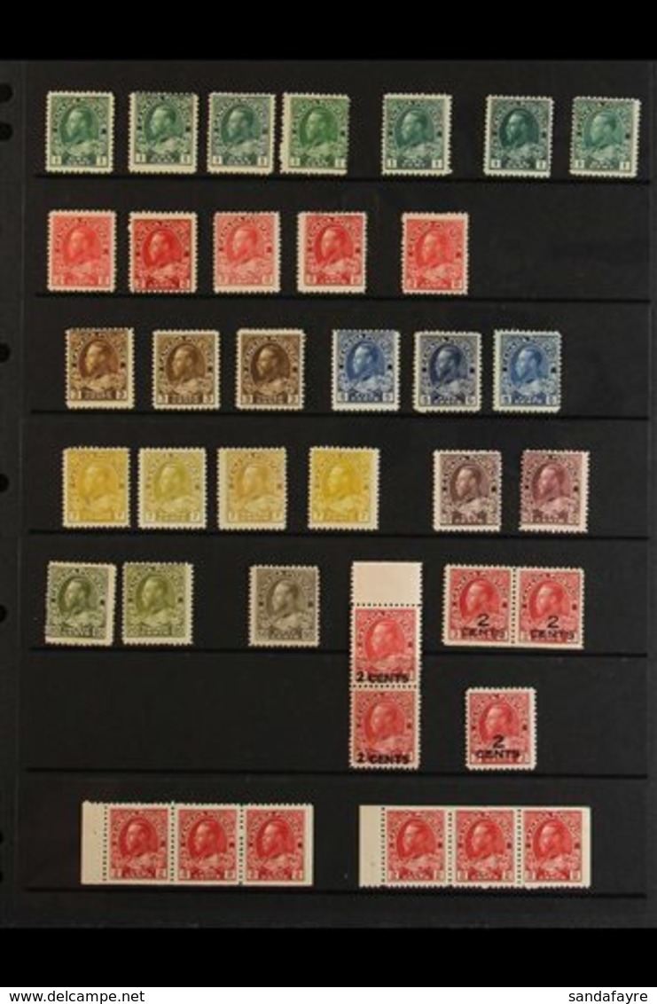 1911-1935 ATTRACTIVE KGV MINT COLLECTION Presented On Stock Pages & Includes A Good Range Of Examples With Shades, Varie - Andere & Zonder Classificatie