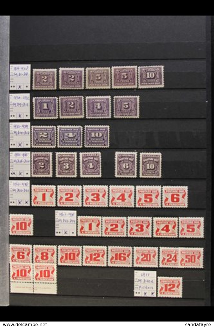 POSTAGE DUES 1906-78 FINE MINT / NEVER HINGED MINT Incl. 1906-28 To 10c Plus 2c & 5c Shades, 1930-2 To 5c, 1933-4 2c, 4c - Otros & Sin Clasificación