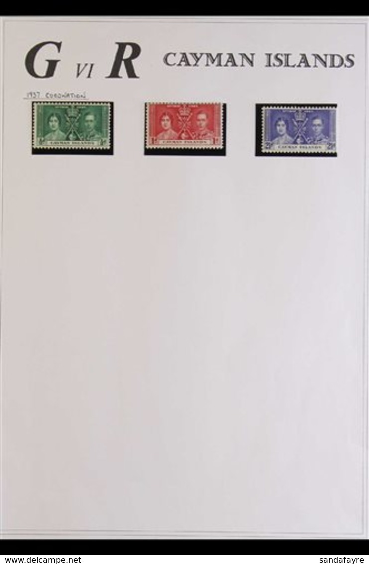 1937-50 VERY FINE MINT COLLECTION Includes 1938-48 Definitive Set Of 14, 1948 RSW Set, 1949 UPU Set, 1950 Definitive Set - Caimán (Islas)