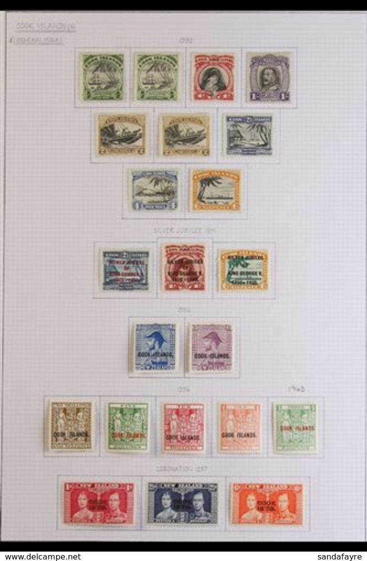 1919-1965 VERY FINE MINT COLLECTION Presented On A Series Of Album Pages. Includes 1919 KGV Range Of All Values, 1920 Pi - Cook Islands