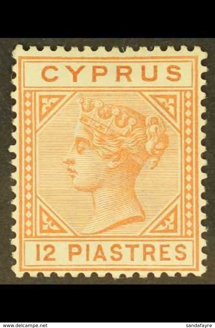1892-94 12pi Orange-brown, SG 37, Fine Mint. For More Images, Please Visit Http://www.sandafayre.com/itemdetails.aspx?s= - Sonstige & Ohne Zuordnung