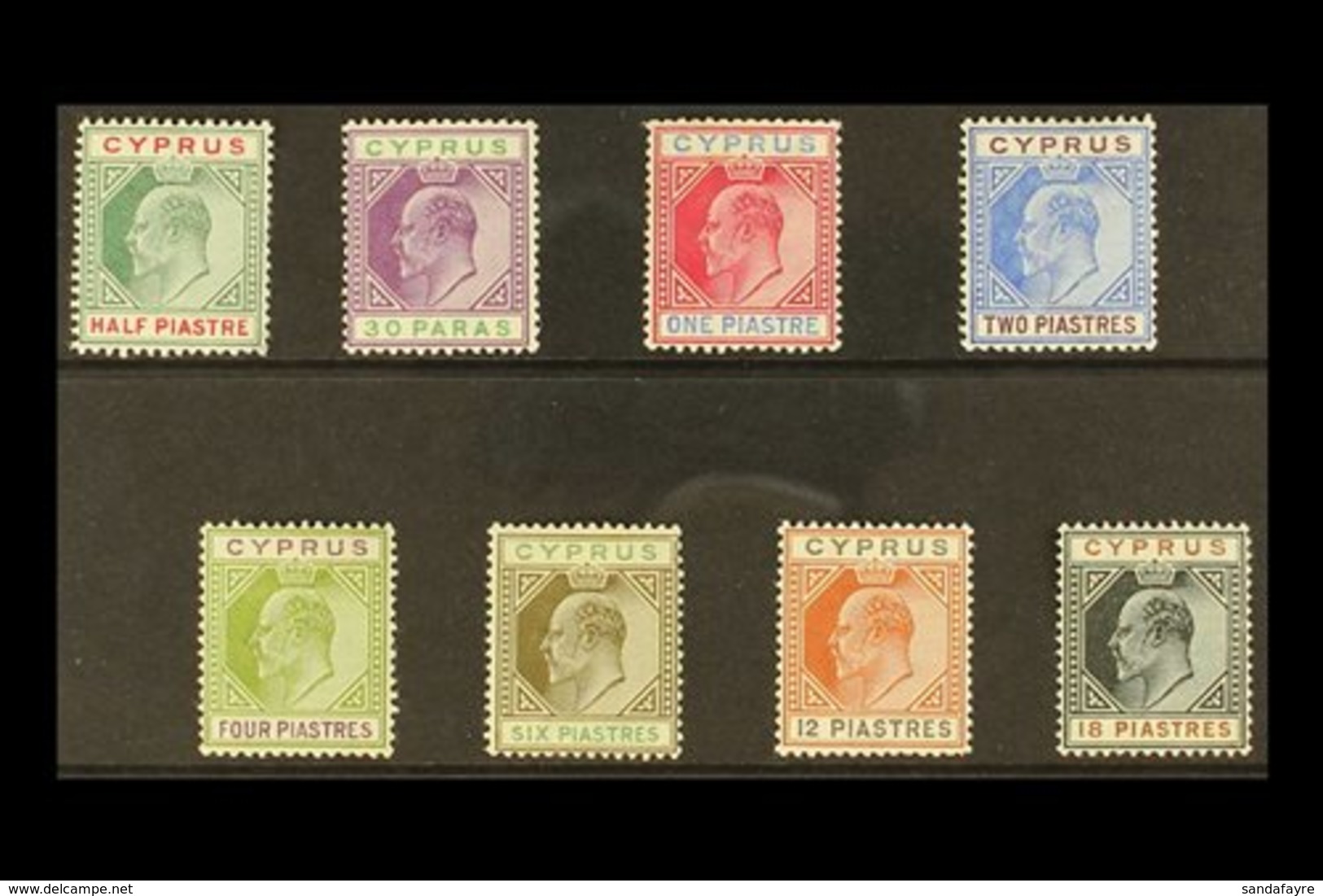 1894 Ed VII Set To 18pi Complete, SG 40/48, Very Fine Mint (½p Gum Thin). (8 Stamps) For More Images, Please Visit Http: - Other & Unclassified