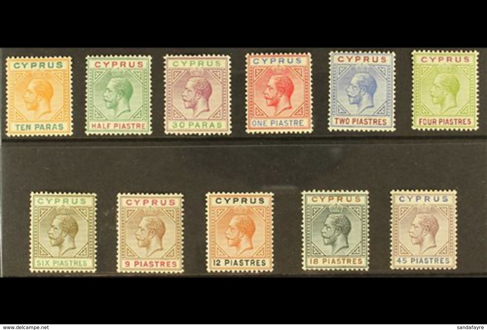 1912-15 KGV (watermark Mult Crown CA) Definitives Complete Set, SG 74/84, Very Fine Mint. (11 Stamps) For More Images, P - Other & Unclassified