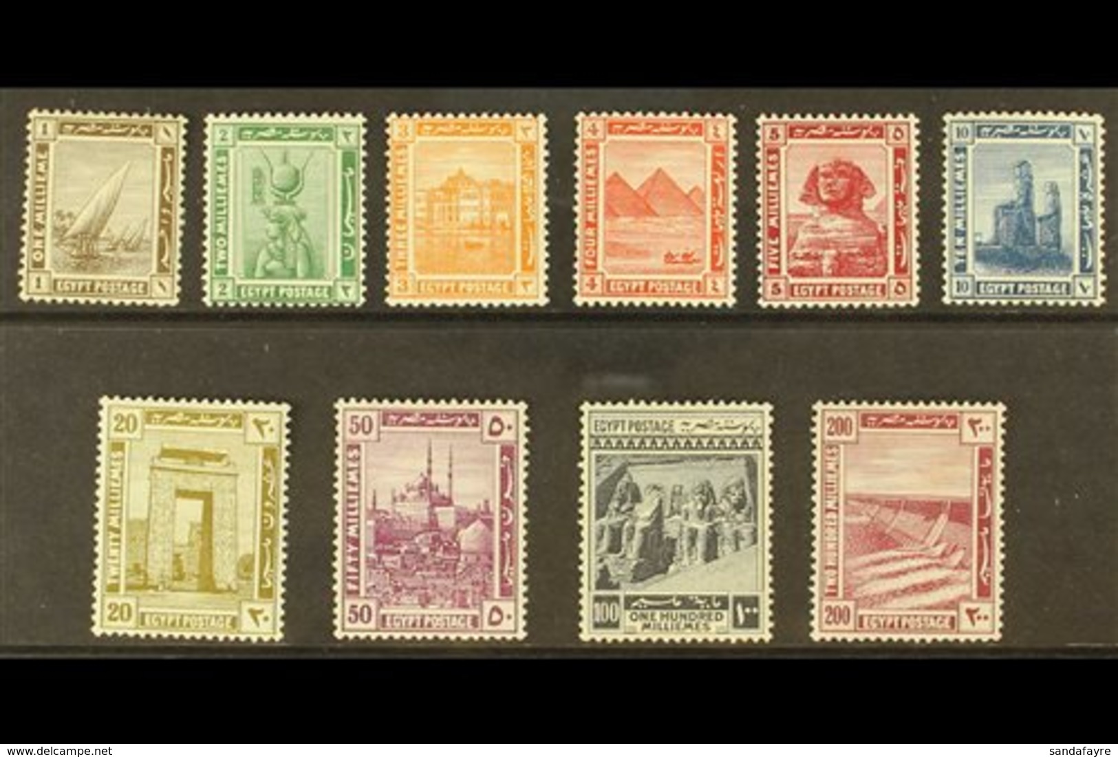 1914 Pictorials Complete Set, SG 73/82, Very Fine Mint, Fresh. (10 Stamps) For More Images, Please Visit Http://www.sand - Andere & Zonder Classificatie