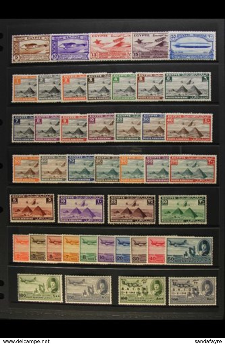 1933-48 MINT AIR POST SETS COLLECTION. ALL DIFFERENT & Presented On A Stock Page, Includes The 1933 Air Set & Aviation C - Sonstige & Ohne Zuordnung