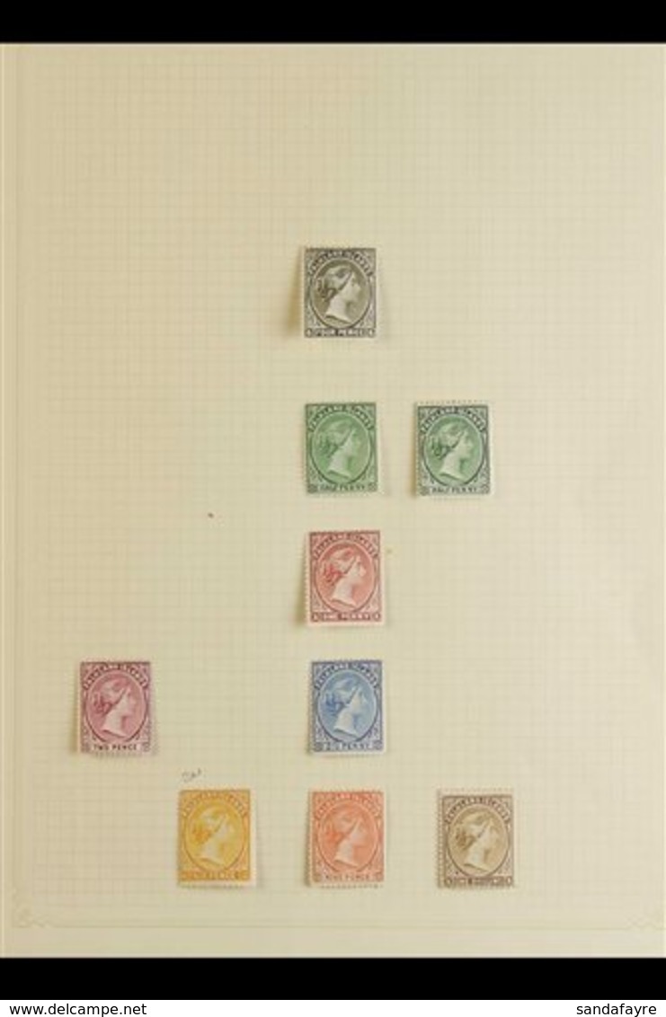 1891-1944 VERY FINE MINT COLLECTION (and A Few Fine Used) On Pages, Incl. 1891-1902 Incl. 2½d, 6d Reversed Watermark, 9d - Falklandeilanden