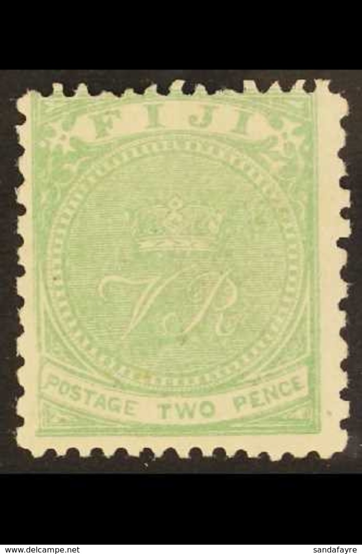 1888 2d Green Perf 12½ X 10, SG 49a, Very Fine Mint, One One Other Mint Example Recorded And Unpriced By SG. For More Im - Fiji (...-1970)