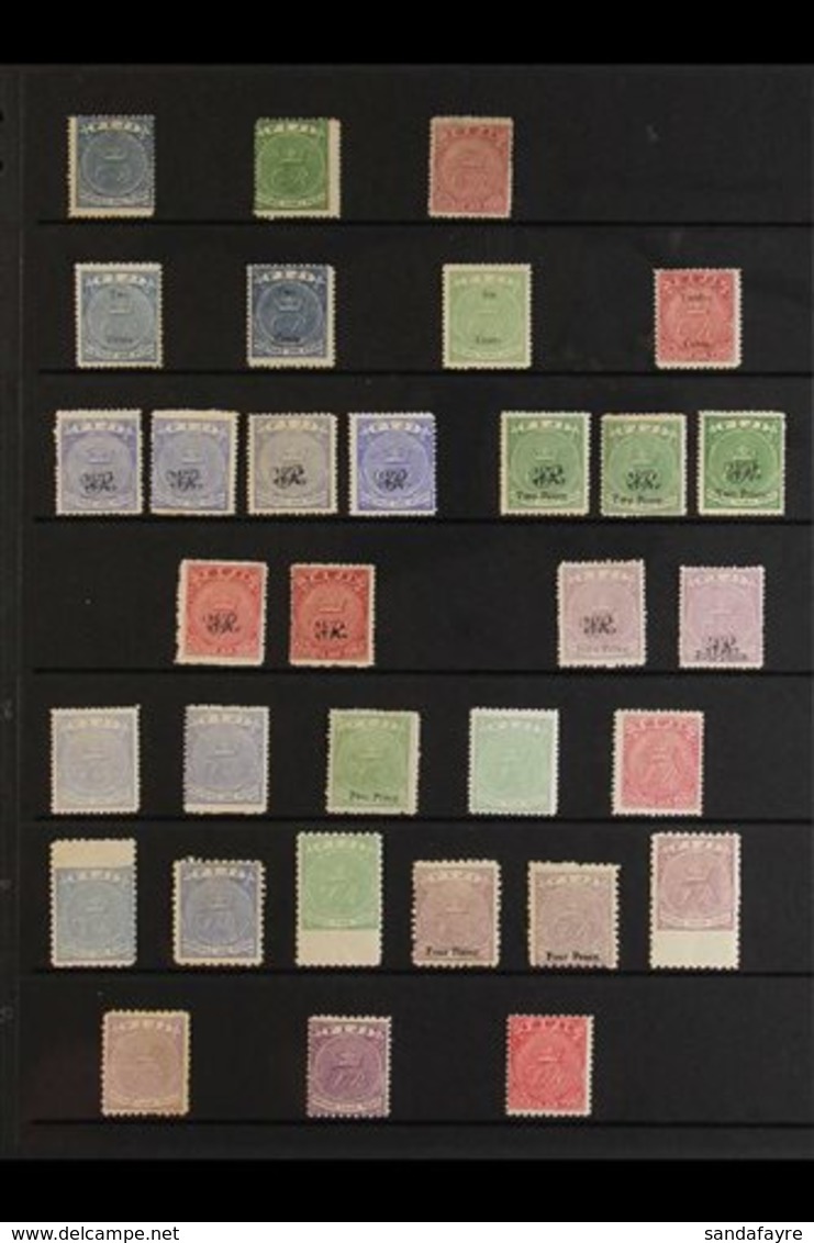19TH CENTURY FINE MINT COLLECTION CAT £3000+ 1871-1899. An Attractive Collection With Vibrant Colours That Includes The  - Fiji (...-1970)