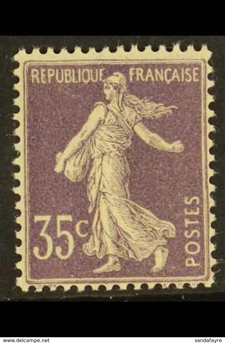 1906 35c Light Violet, Type IIA, Yv 136, Superb NHM. For More Images, Please Visit Http://www.sandafayre.com/itemdetails - Other & Unclassified