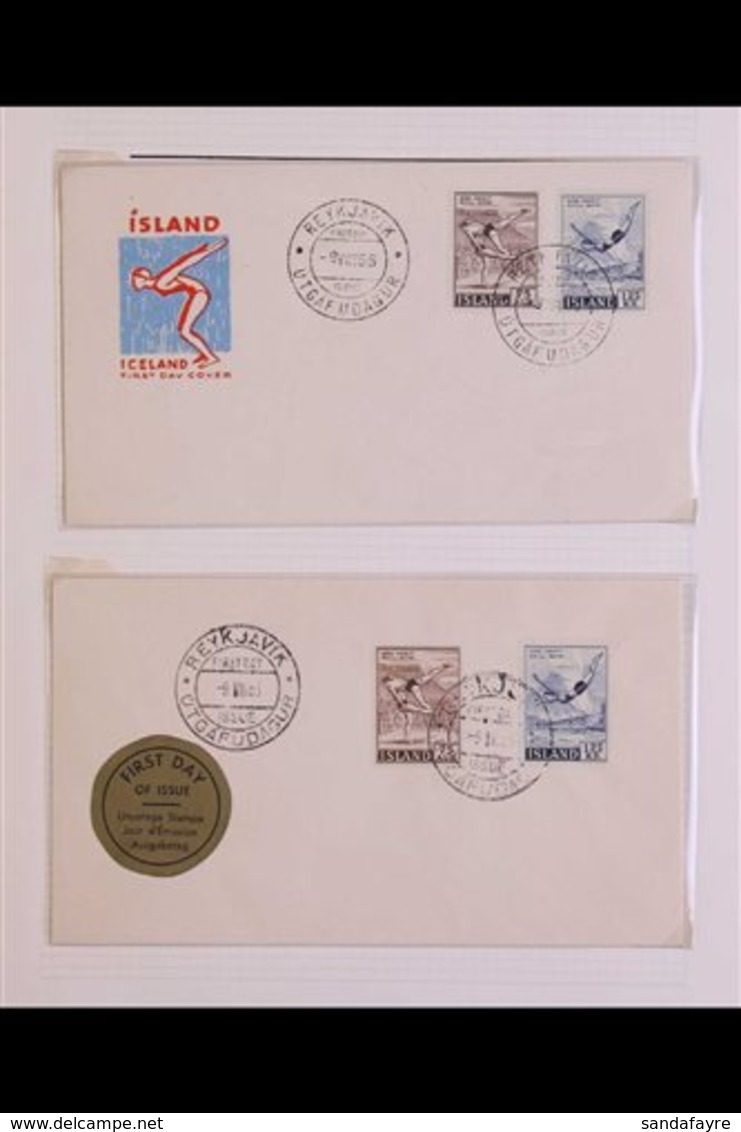 SPORT TOPICAL COLLECTION 1955-1998 Very Fine Collection Of First Day Covers And Chiefly Never Hinged Mint Stamps. Variou - Otros & Sin Clasificación