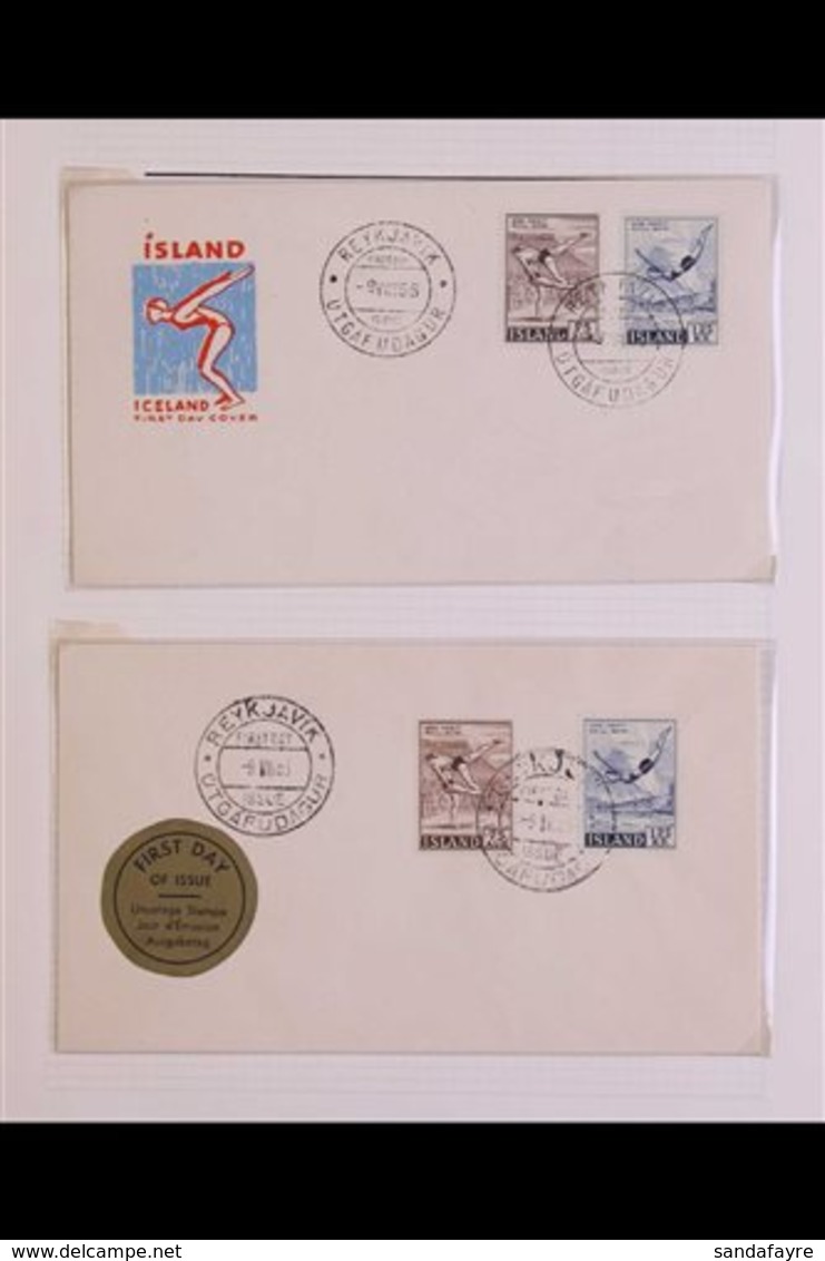 SPORT TOPICAL COLLECTION 1955-1998 Very Fine Collection Of First Day Covers And Chiefly Never Hinged Mint Stamps. Variou - Autres & Non Classés