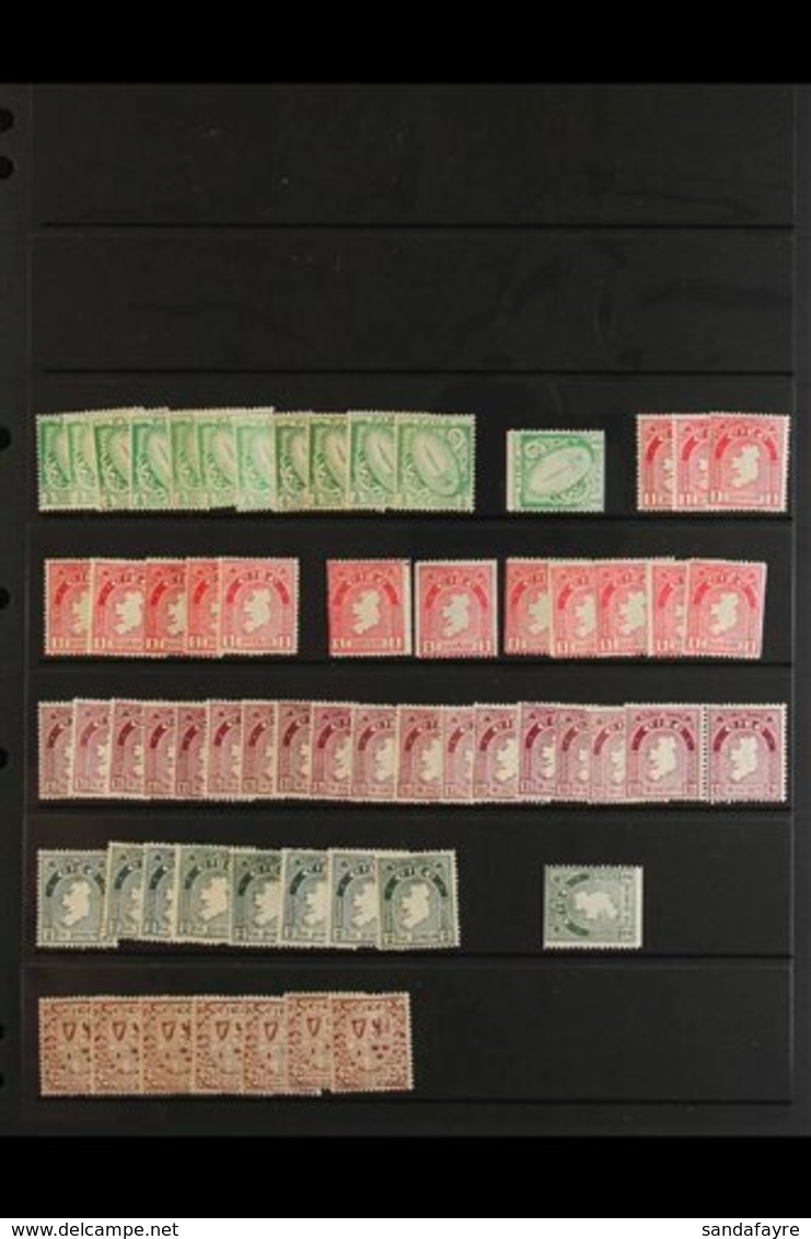 1922-1968 DEFINITIVES MINT HOARD CAT £1,500+ On Stockleaves. With 1922-34 All Values To 1s (6) With Some Coil Stamps Inc - Other & Unclassified