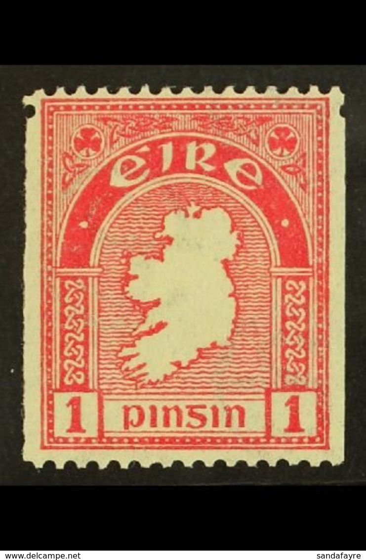 1922-34 1d Carmine PERF 15 X IMPERF (SINGLE PERF) Variety, SG 72b, Very Fine Mint, Fresh. For More Images, Please Visit  - Andere & Zonder Classificatie