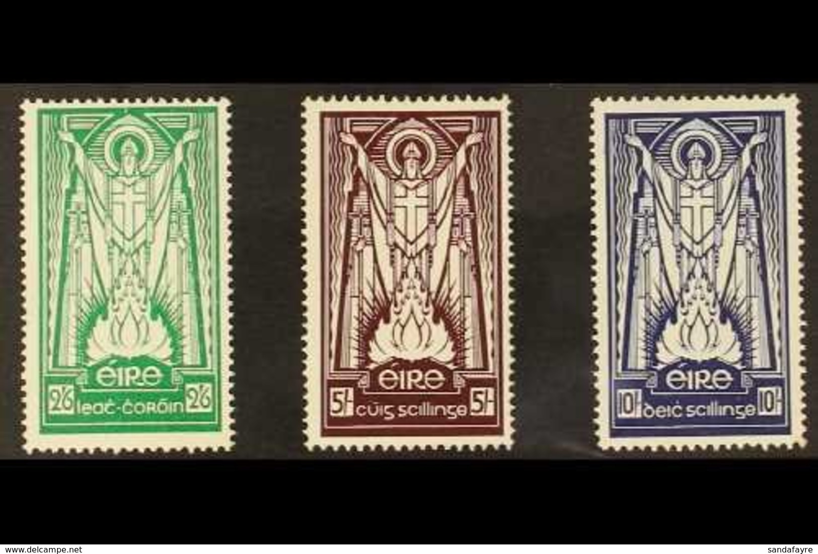 1937 St Patrick Complete Set, SG 102/04, Fine Mint, Fresh. (3 Stamps) For More Images, Please Visit Http://www.sandafayr - Sonstige & Ohne Zuordnung