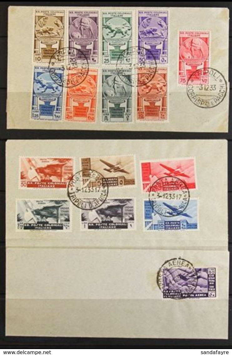 GENERAL ISSUES (NORTH AFRICA) 1933 50th Anniversary Of Foundation Of Colony Of Eritrea (Postage And Air) Complete Set (S - Andere & Zonder Classificatie