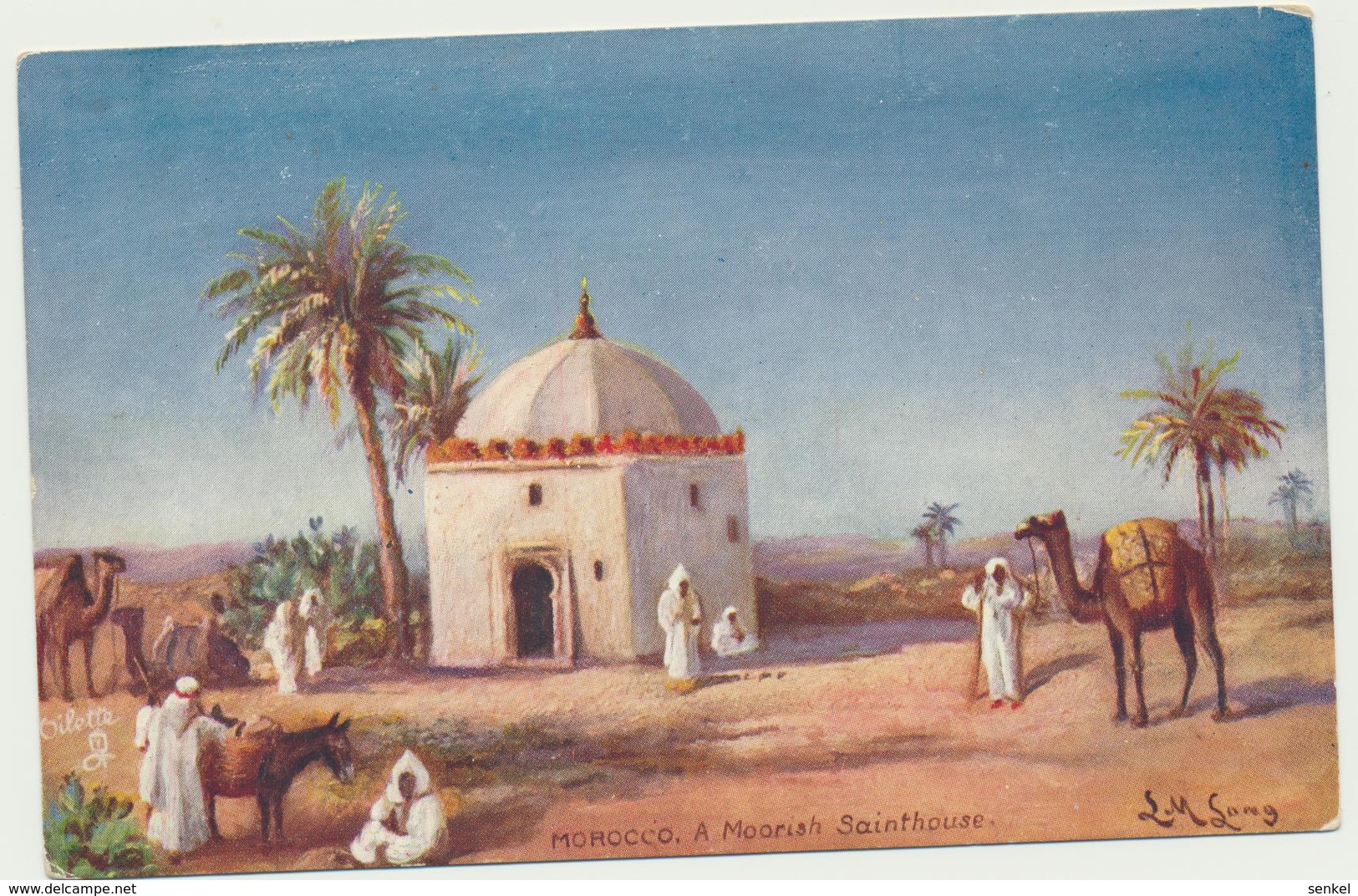 61-16 Morocco A Moorish Sainthouse Tuck`s Oilette - Other & Unclassified