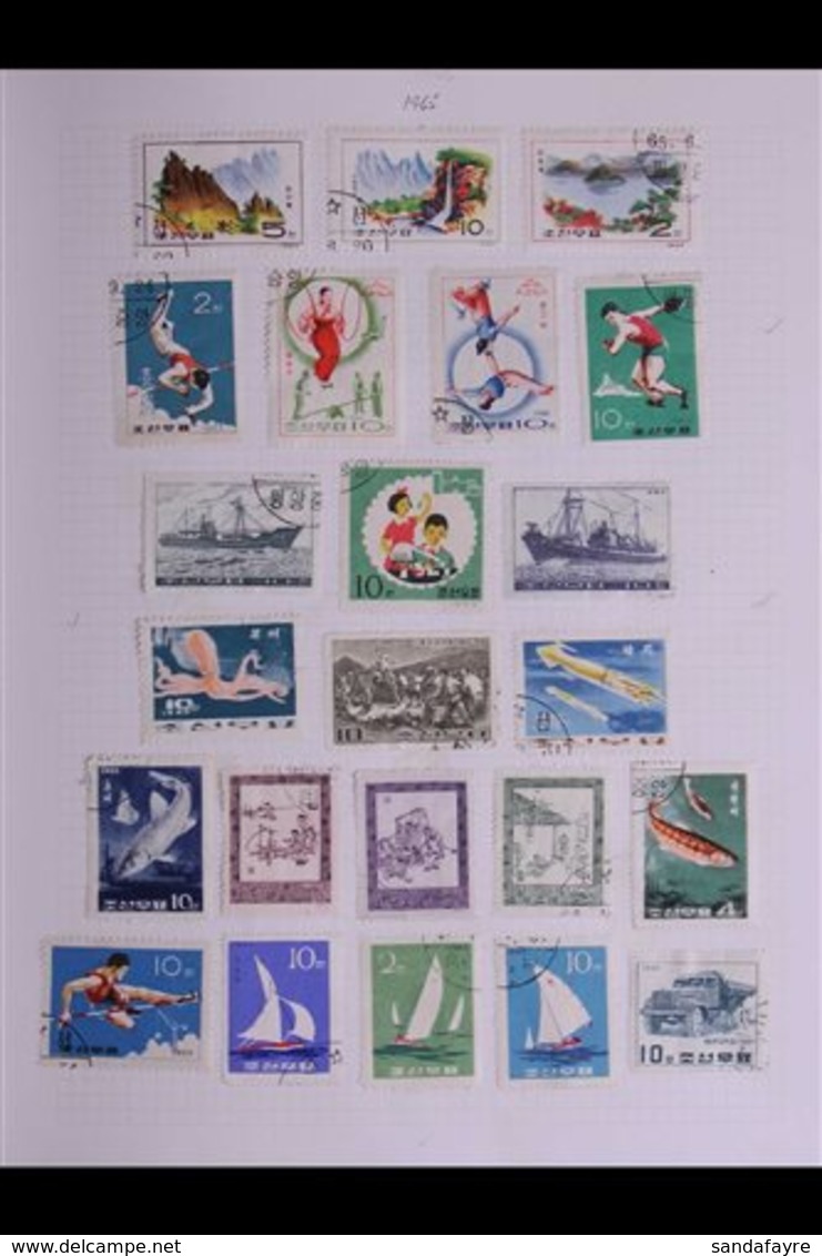 1959-1992 SUPERB USED COLLECTION In An Album, ALL DIFFERENT, Includes Many Complete Sets & Mini-sheets Etc. Lovely Fresh - Corea Del Norte