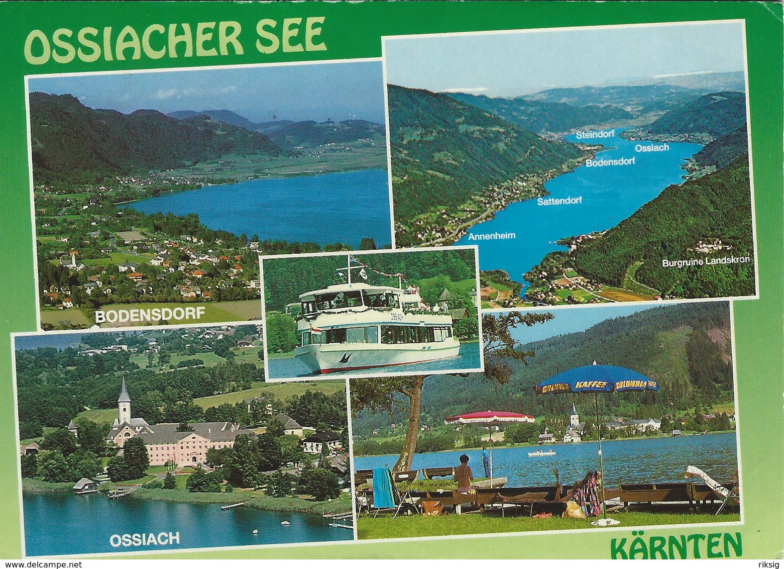 Ossiacher See. Kärnten Austria.  Card Returned- Zurück # 07864 - Other & Unclassified