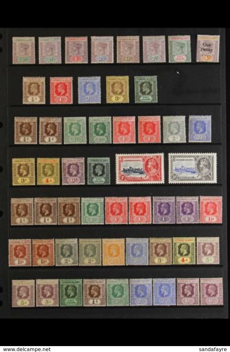 1890-1949 FINE MINT COLLECTION. A Most Useful, Fine Mint Collection Presented On A Pair Of Stock Pages With A Selection  - Leeward  Islands