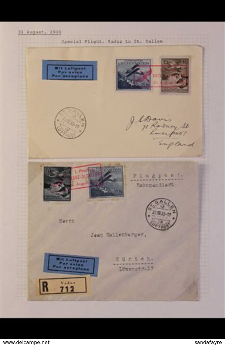 1930-1940 FLIGHT COVERS COLLECTION. An Interesting Collection Of Mostly First Flight Types, All Different & Nicely Writt - Otros & Sin Clasificación