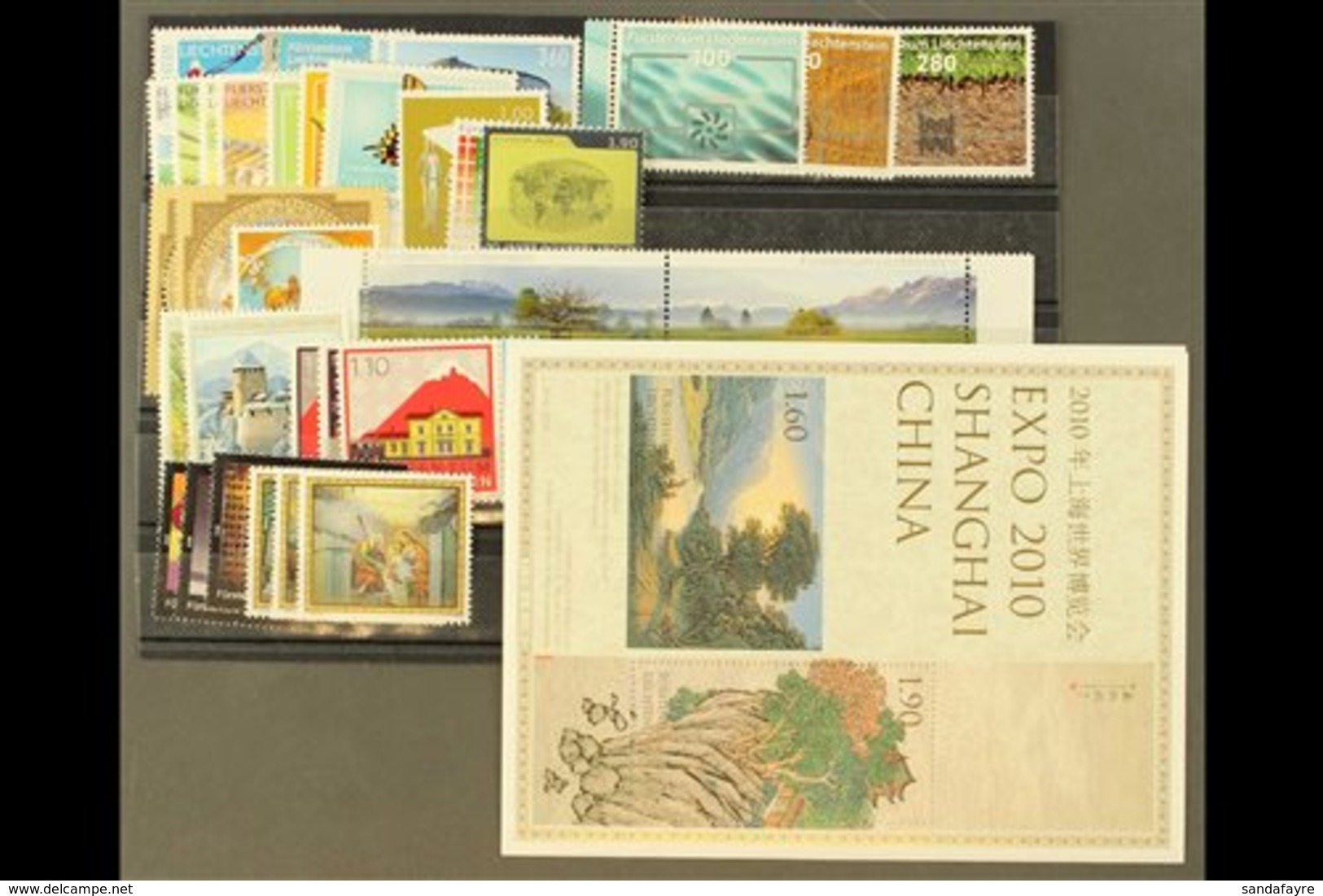 2010 Complete Year Set On A Stock Card, Never Hinged Mint (1 Year Pack) For More Images, Please Visit Http://www.sandafa - Andere & Zonder Classificatie