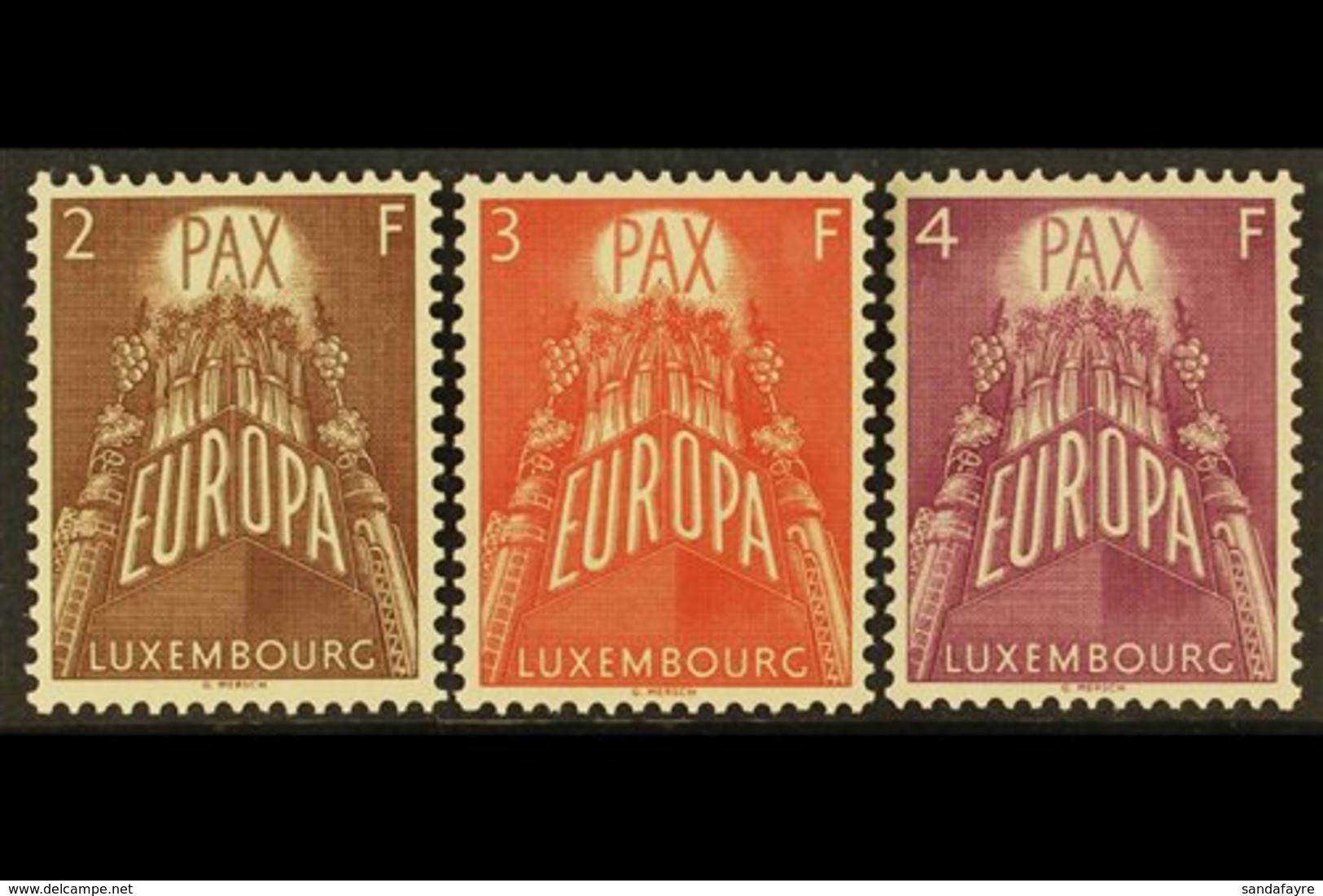 1957 Europa Set, Mi 572/74, SG 626/28, Never Hinged Mint (3 Stamps) For More Images, Please Visit Http://www.sandafayre. - Andere & Zonder Classificatie