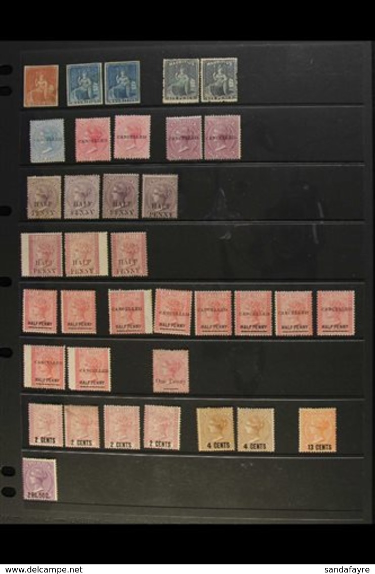 1858-1953 VALUABLE MINT RANGES, CAT £2,900. Collection/accumulation With Light Duplication On Stock Pages, Inc 1862 6d ( - Mauricio (...-1967)