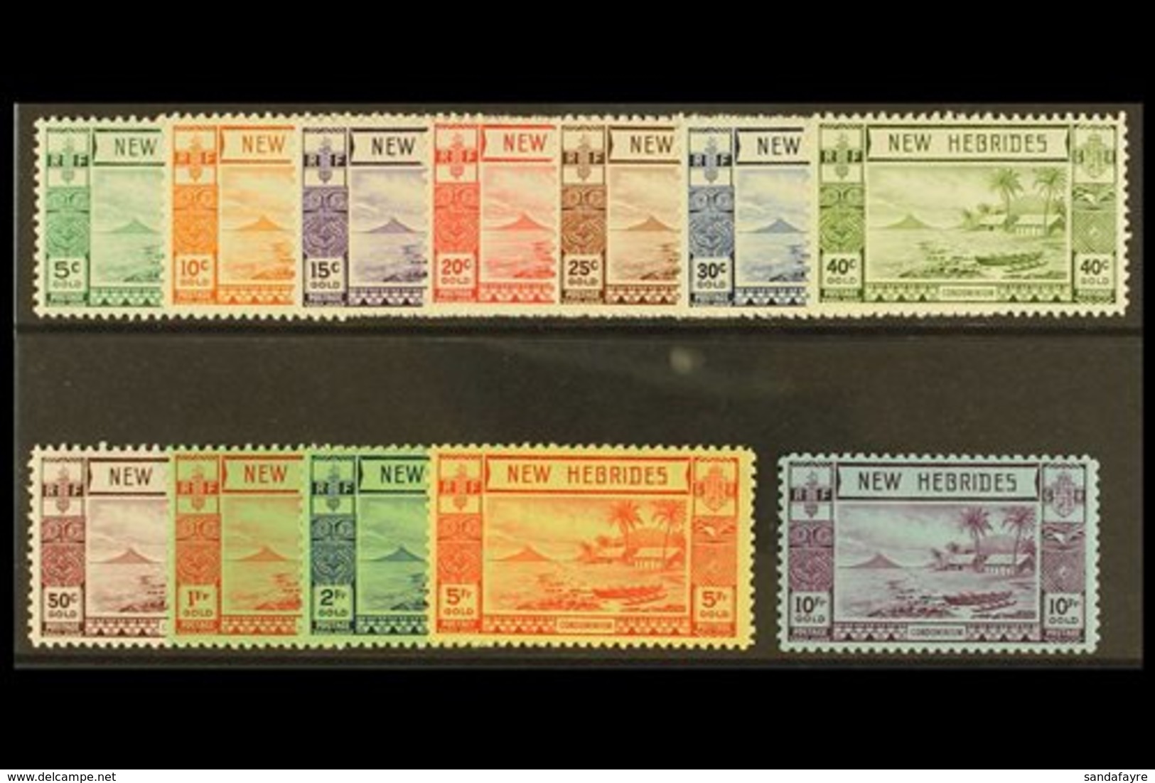 1938 Gold Currency Set Complete, SG 52/63, Mint Very Lightly Hinged (12 Stamps) For More Images, Please Visit Http://www - Andere & Zonder Classificatie