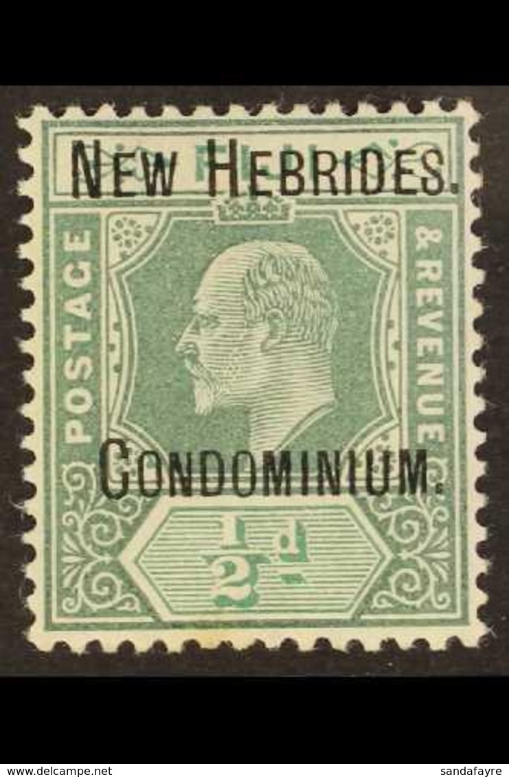 ENGLISH 1908 ½d Green Wmk Crown CA, SG 4, Never Hinged Mint. For More Images, Please Visit Http://www.sandafayre.com/ite - Autres & Non Classés