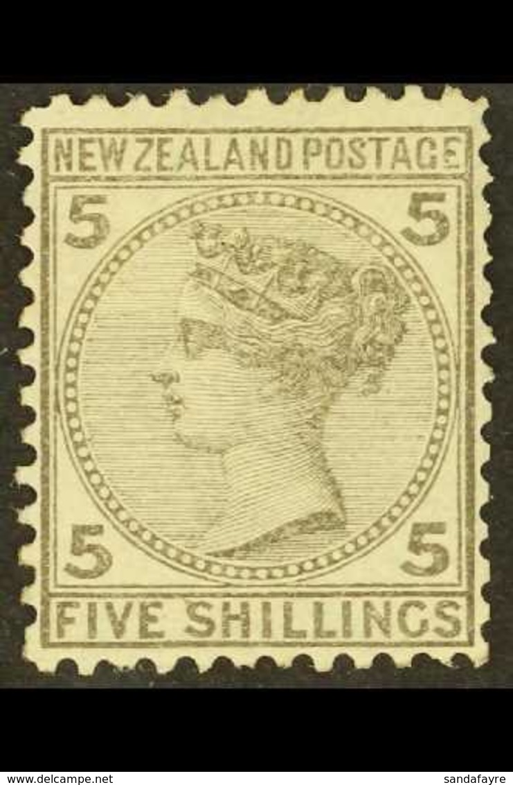 1878 5s Grey (P12 X 11½), SG 186, Very Fine Mint For More Images, Please Visit Http://www.sandafayre.com/itemdetails.asp - Autres & Non Classés