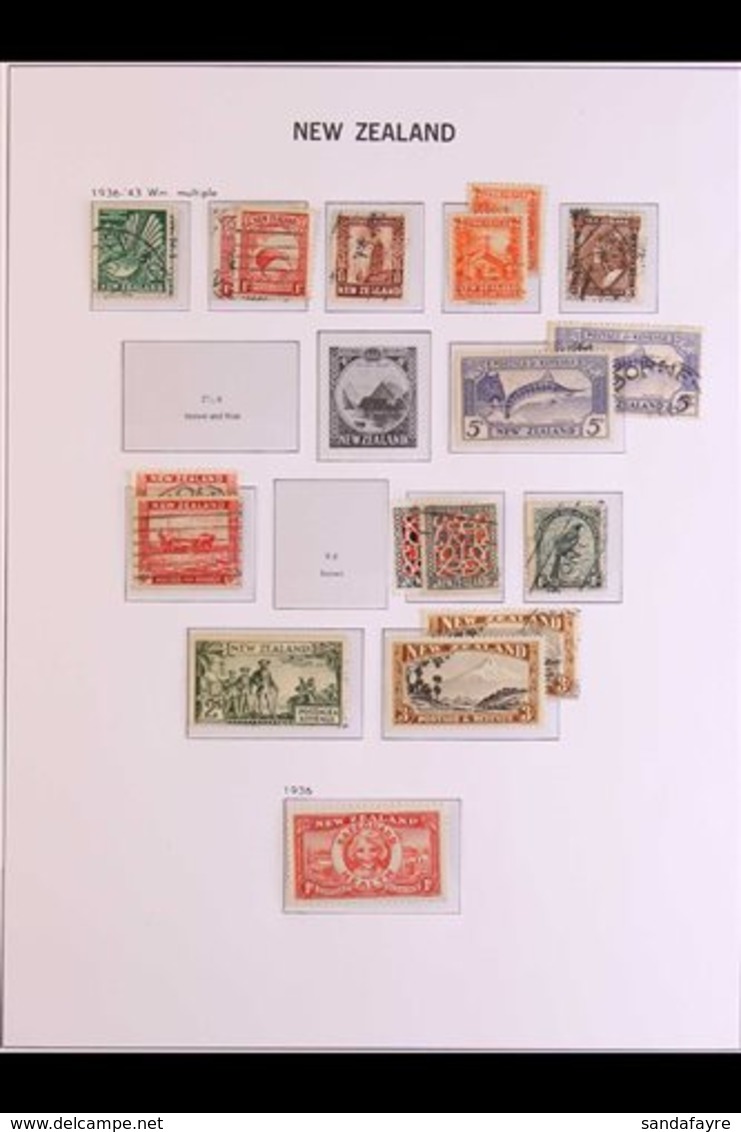 1936-52 INTERESTING KGVI COLLECTION. A Most Interesting Mint & Used Collection With A Degree Of Specialization, Neatly P - Andere & Zonder Classificatie