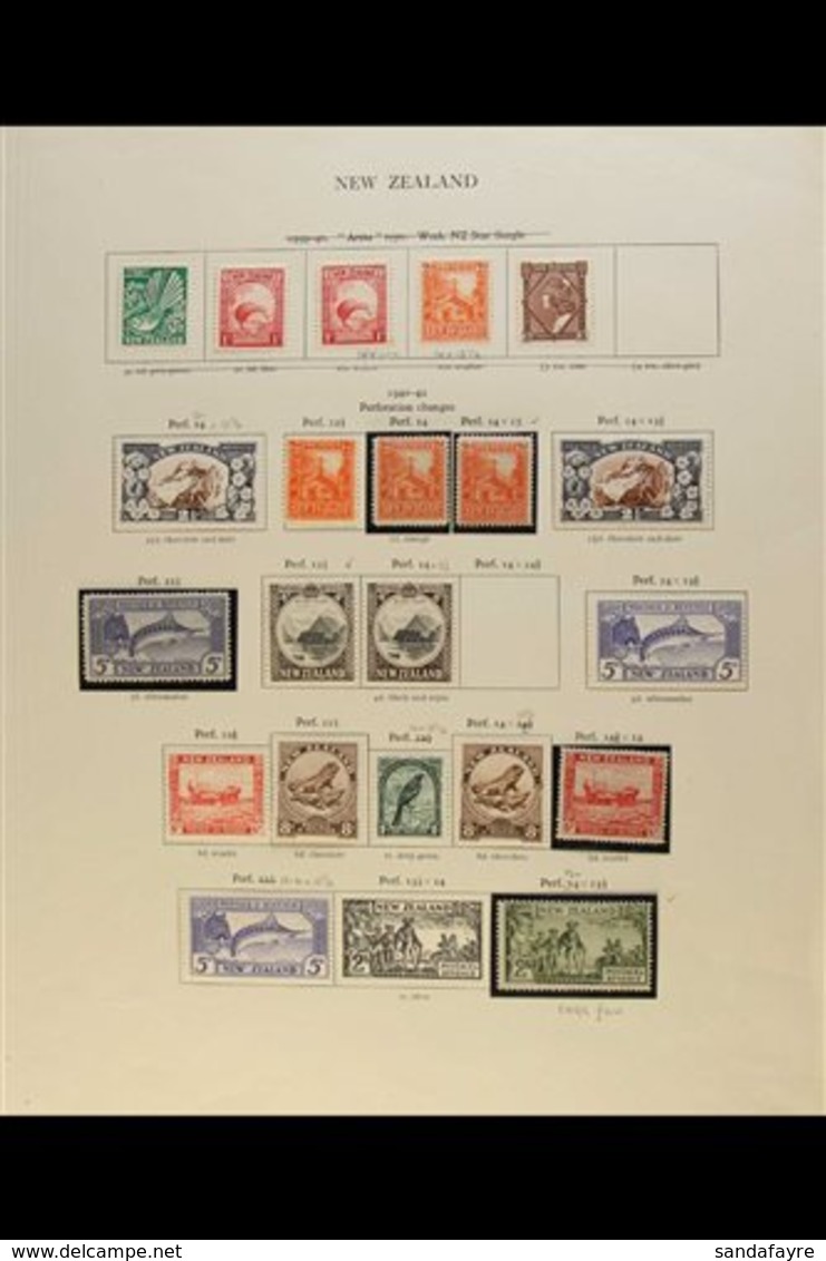 1936-52 MINT KGVI COLLECTION With 1936-42 Pictorial Defins Range With All Values To 3s, Perforation Variants On All Valu - Sonstige & Ohne Zuordnung