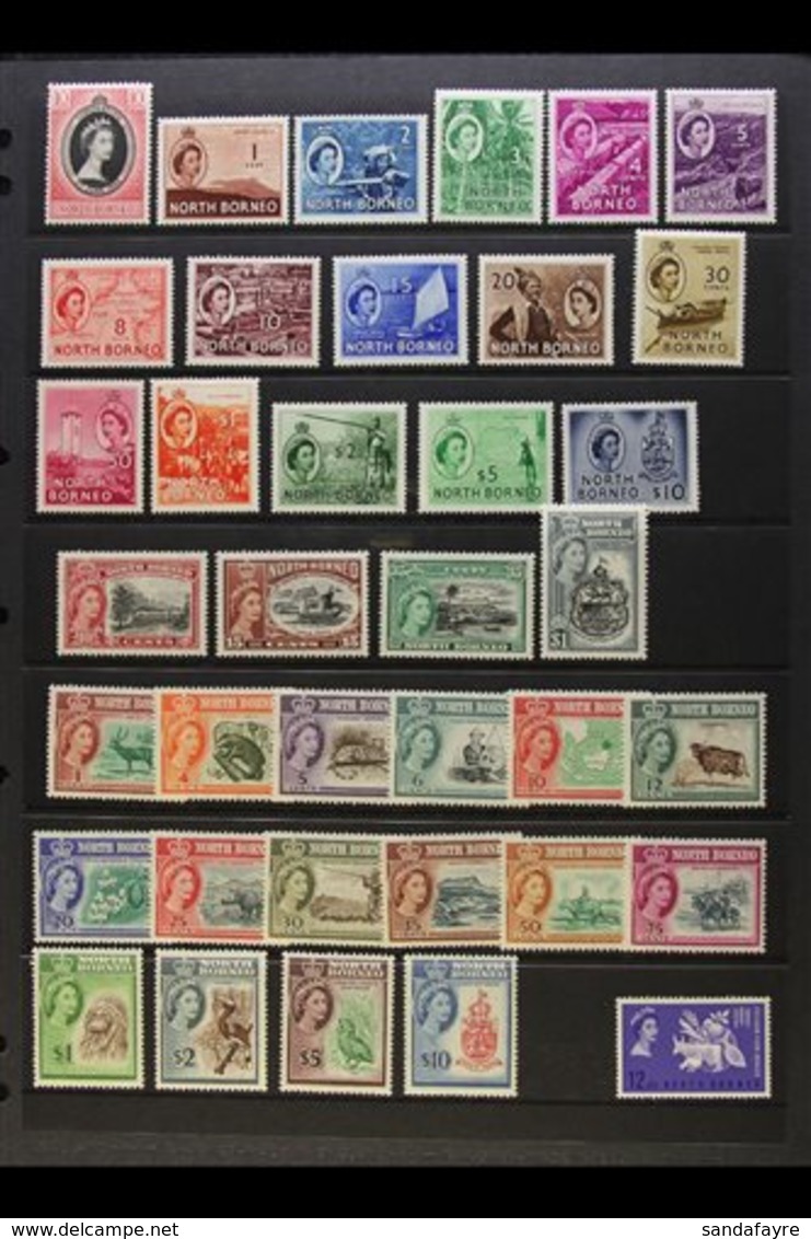 1953-63 COMPLETE MINT An Attractive Complete Run Of Very Fine Mint Issues From Coronation To Freedom From Hunger, SG 371 - Noord Borneo (...-1963)