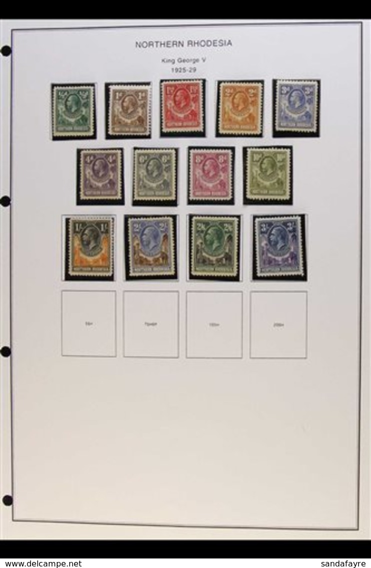 1925-1963 MINT COLLECTION An All Different Collection Presented On Printed Pages. Includes 1925-29 Set To 3s, KGVI 1938- - Rodesia Del Norte (...-1963)