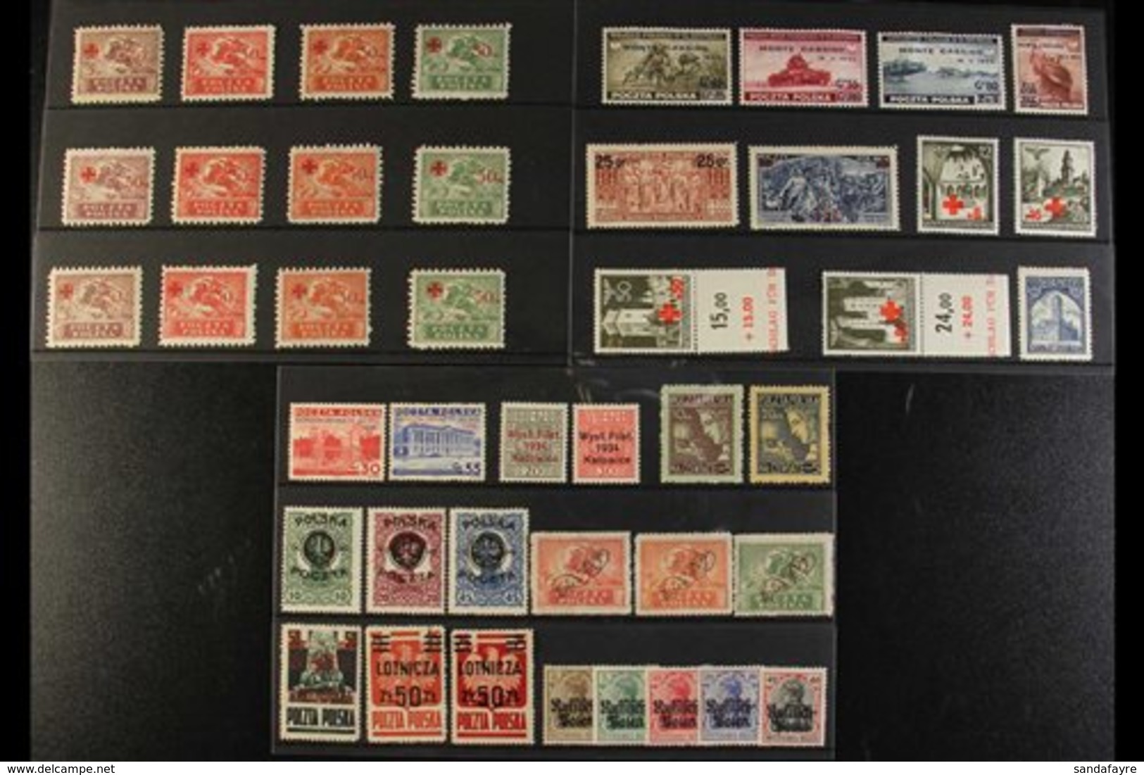1919-1970s MINT / NEVER HINGED MINT STOCK Ex-dealer Stock In Glassines, Arranged By Scott Catalogue Numbers, We See A We - Sonstige & Ohne Zuordnung