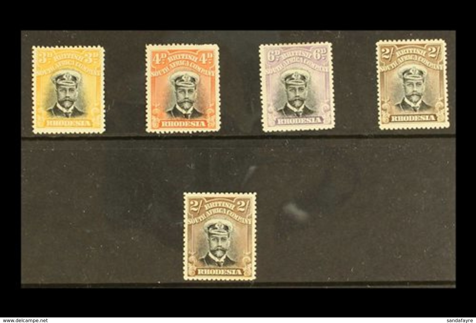 1913 - 19 MINT "ADMIRALS" SELECTION Printed From Double Plates, Head Die I, Perf 15 Selection With  3d, 4d, 6d, And 2s ( - Other & Unclassified