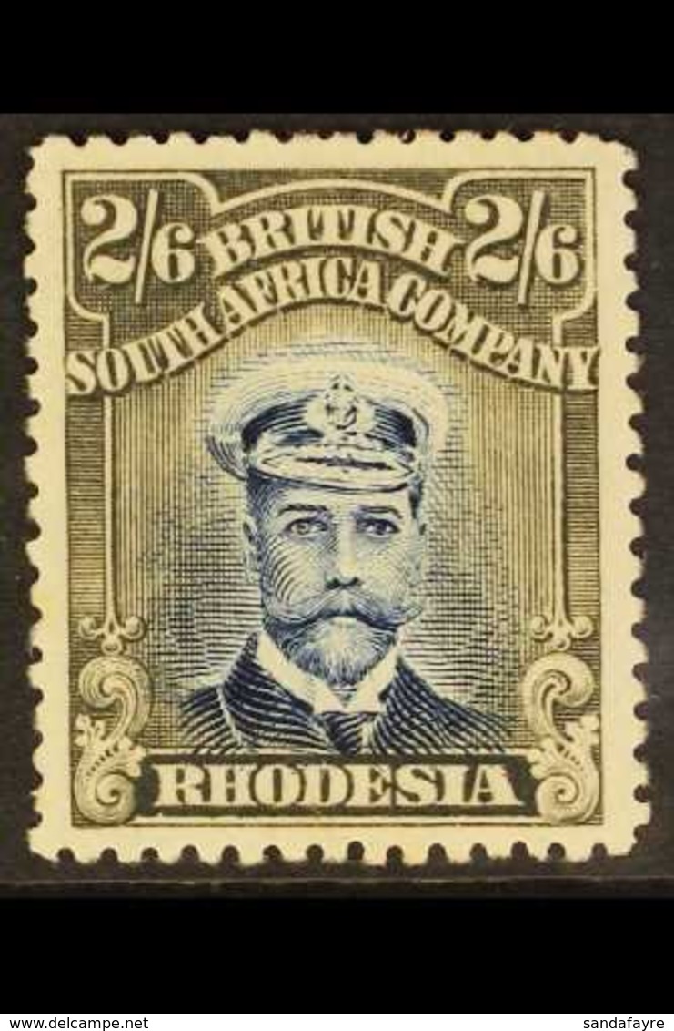 1913-19 2s6d Indigo & Grey Brown, P14, Die II, SG 236, Fine Mint For More Images, Please Visit Http://www.sandafayre.com - Sonstige & Ohne Zuordnung