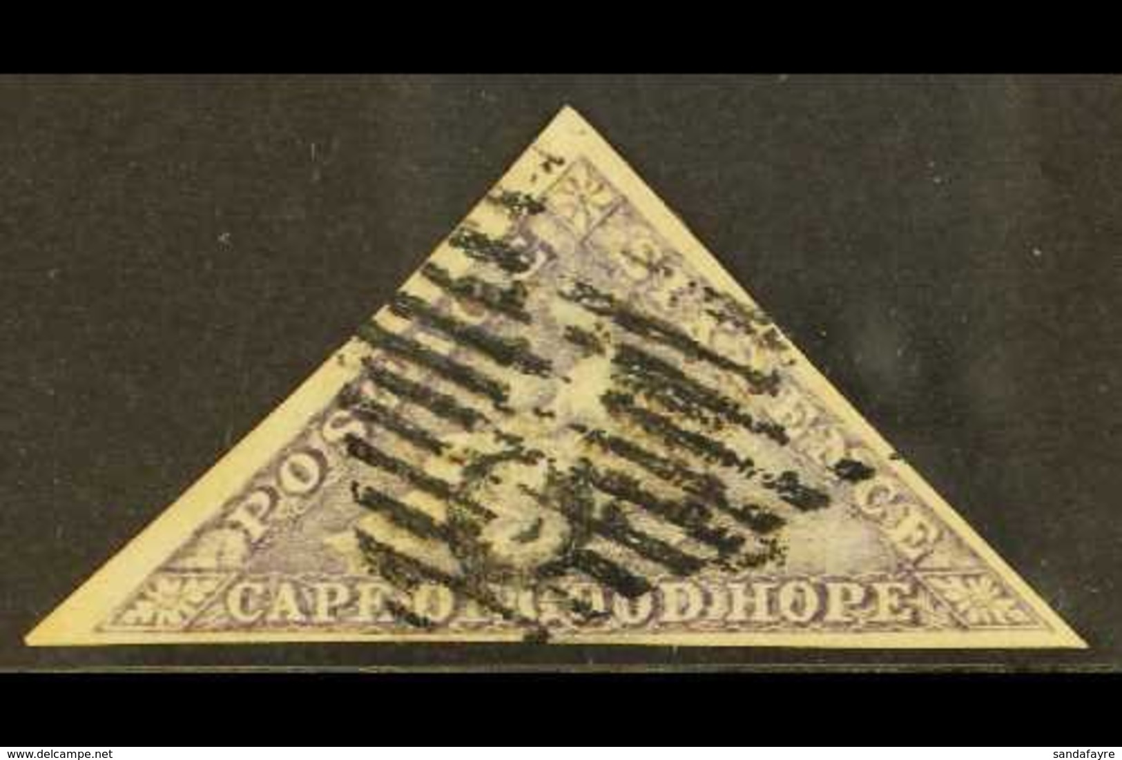 CAPE OF GOOD HOPE 1863-64 6d Bright Mauve, SG 20, Used With 3 Margins.  For More Images, Please Visit Http://www.sandafa - Non Classés