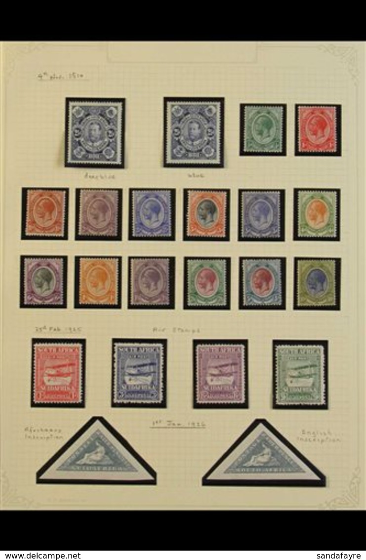 1910-52 FINE MINT COLLECTION Neatly Presented On Album Pages, Mostly Fine To Very Fine Mint, We Note 1913-24 King's Head - Unclassified