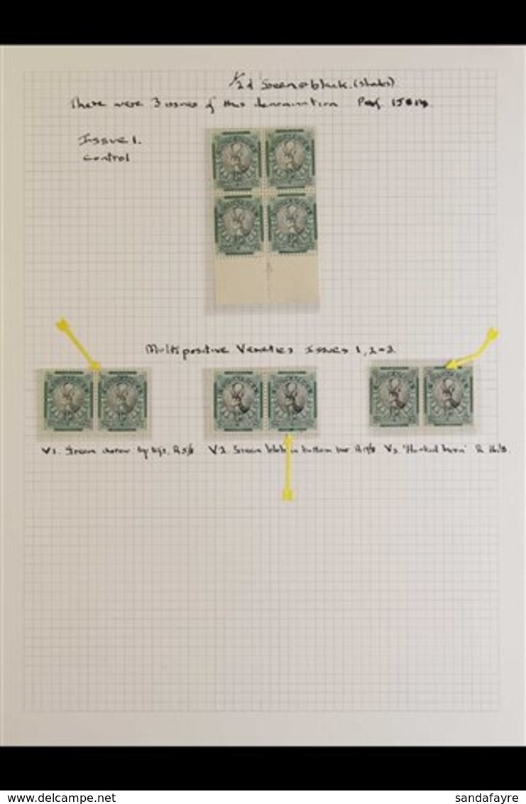 1930-44 MINT & USED COLLECTION UNHYPHENATED PICTORIAL DEFINITIVES - MANY VARIETIES Presented On Album Pages, We See ½d A - Ohne Zuordnung