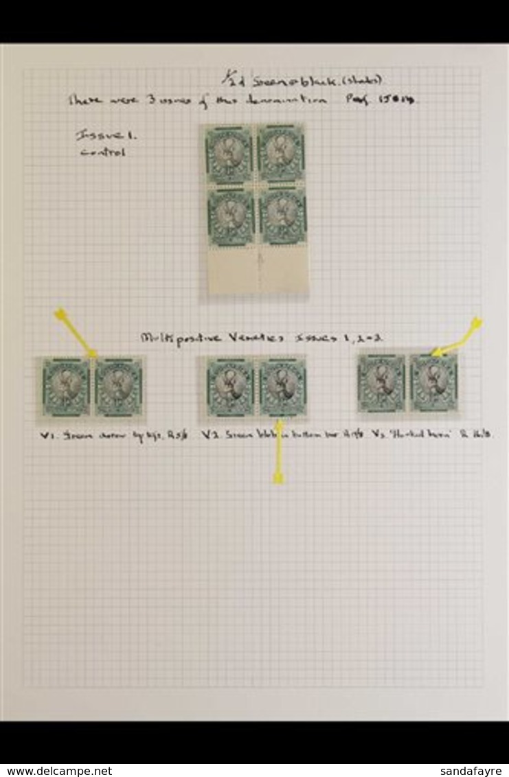 1930-44 MINT & USED COLLECTION UNHYPHENATED PICTORIAL DEFINITIVES - MANY VARIETIES Presented On Album Pages, We See ½d A - Zonder Classificatie