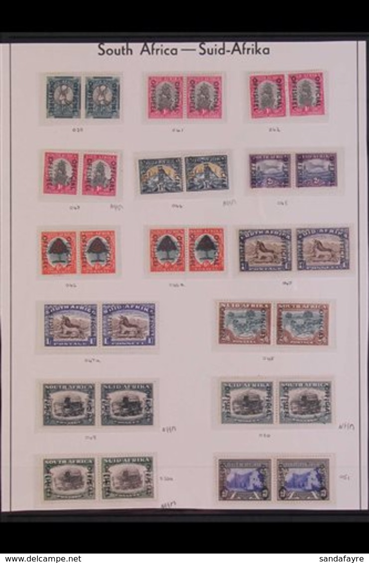 OFFICIALS 1950-54 "OFFICIAL" Overprinted Mint/nhm Complete Set In Correct Units With All Listed Types & Shades, SG O39/5 - Sin Clasificación