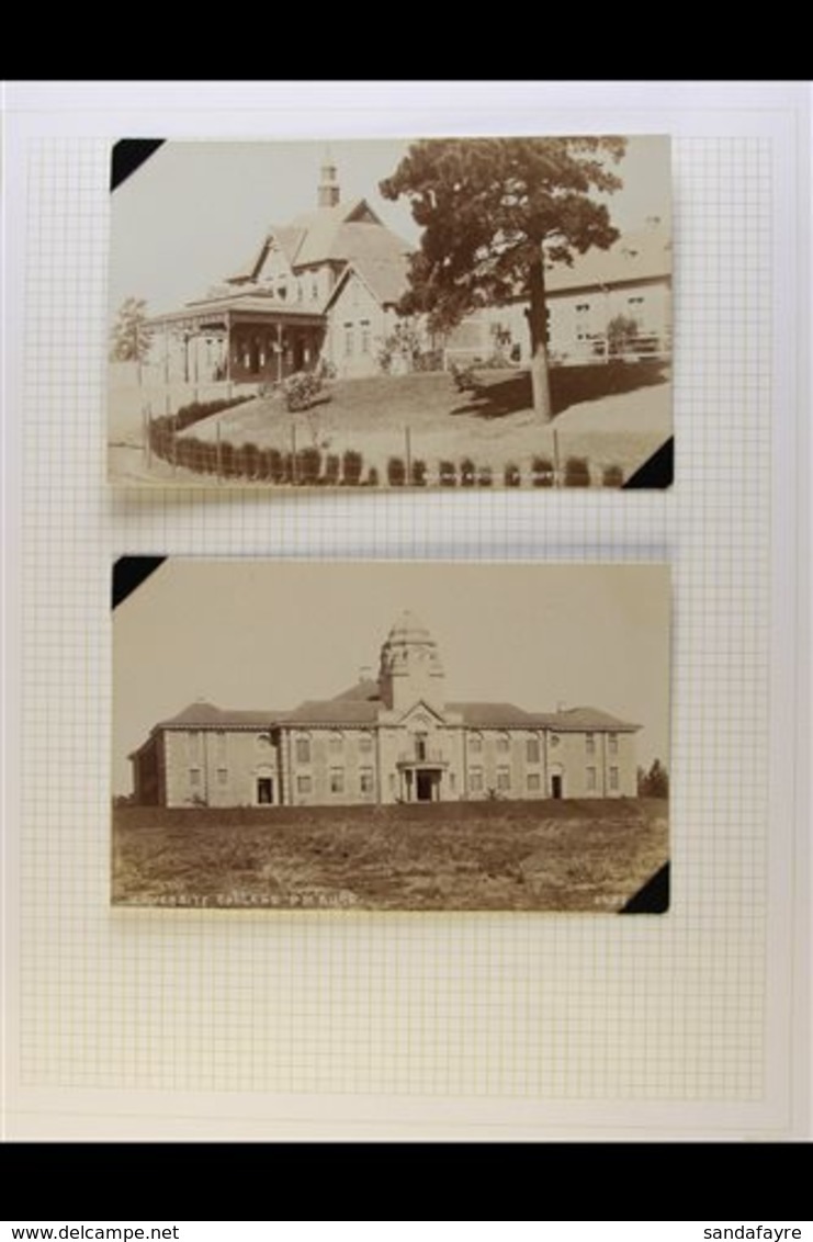 POSTCARDS PIETERMARITZBURG - Group Of Real Postcards, Circa 1910, Includes Pictures Of Railway Station,University Colleg - Sin Clasificación