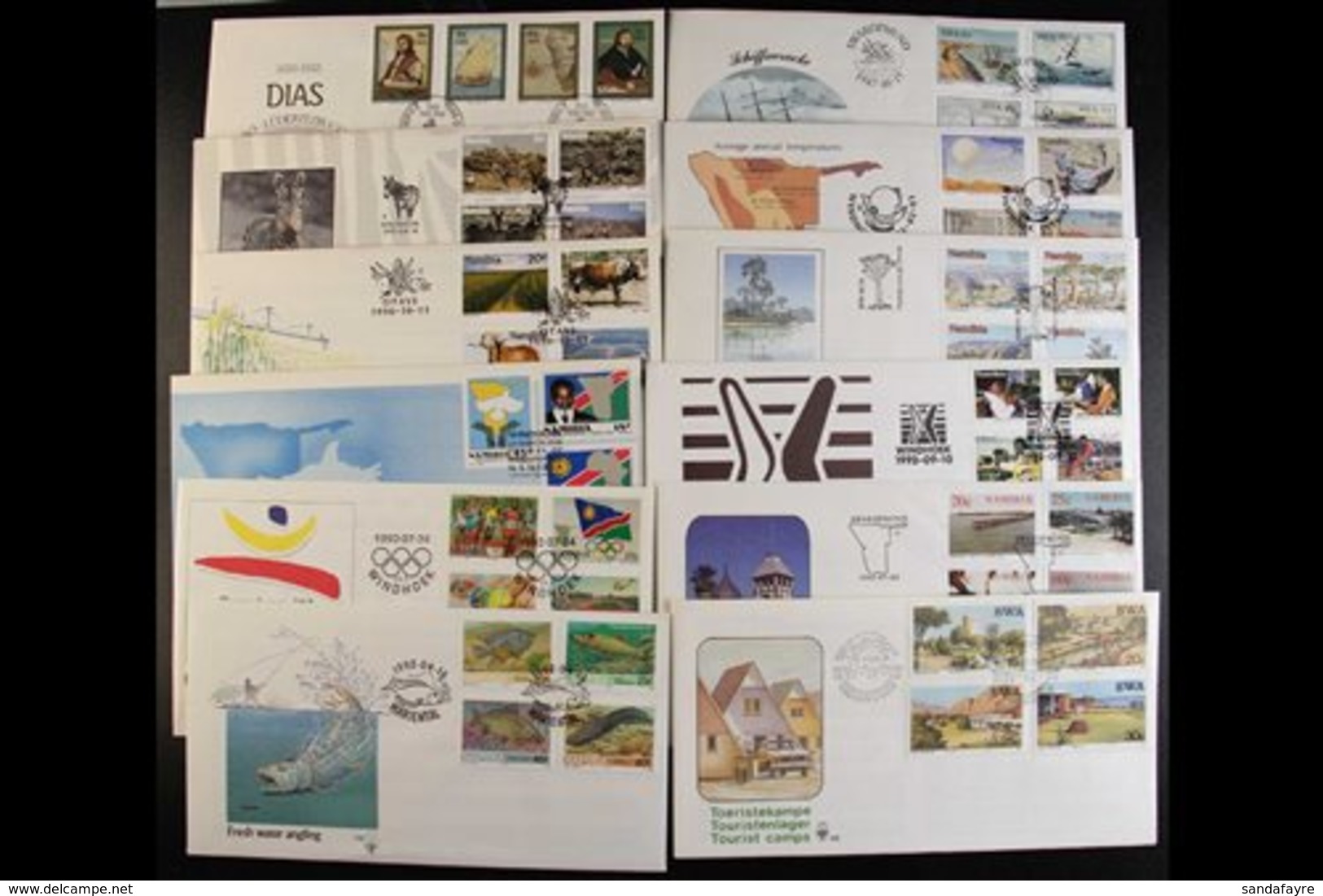 1977-92 TOPICAL COVERS AND CARDS An Attractive Collection Of First Day Covers, Maxi-Cards, And Picture Postcards Display - Zuidwest-Afrika (1923-1990)