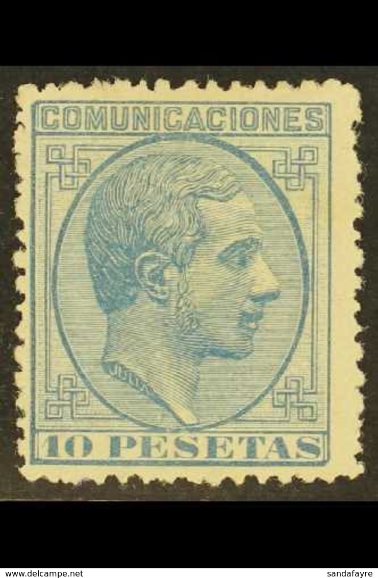 1878 10p Pale Blue Alphonso XII, SG 262a Or Michel 175, Very Fine Unused Without Gum. For More Images, Please Visit Http - Otros & Sin Clasificación