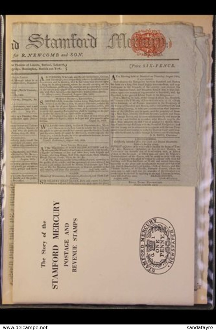 THE STAMFORD MERCURY Remarkable Collection Comprising An Original Edition Of "The Lincoln, Rutland, And Stamford Mercury - Otros & Sin Clasificación